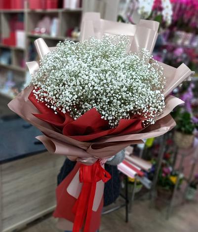 Букет цветов из: Гипсофила в Пристень