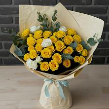 Букет цветов из:  Розы #REPLACE_PRED# Пристень