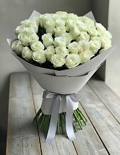 Букет 35 Белых роз #REPLACE_PRED# Пристень