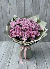 Букет цветов из:  Хризантемы #REPLACE_PRED# Пристень