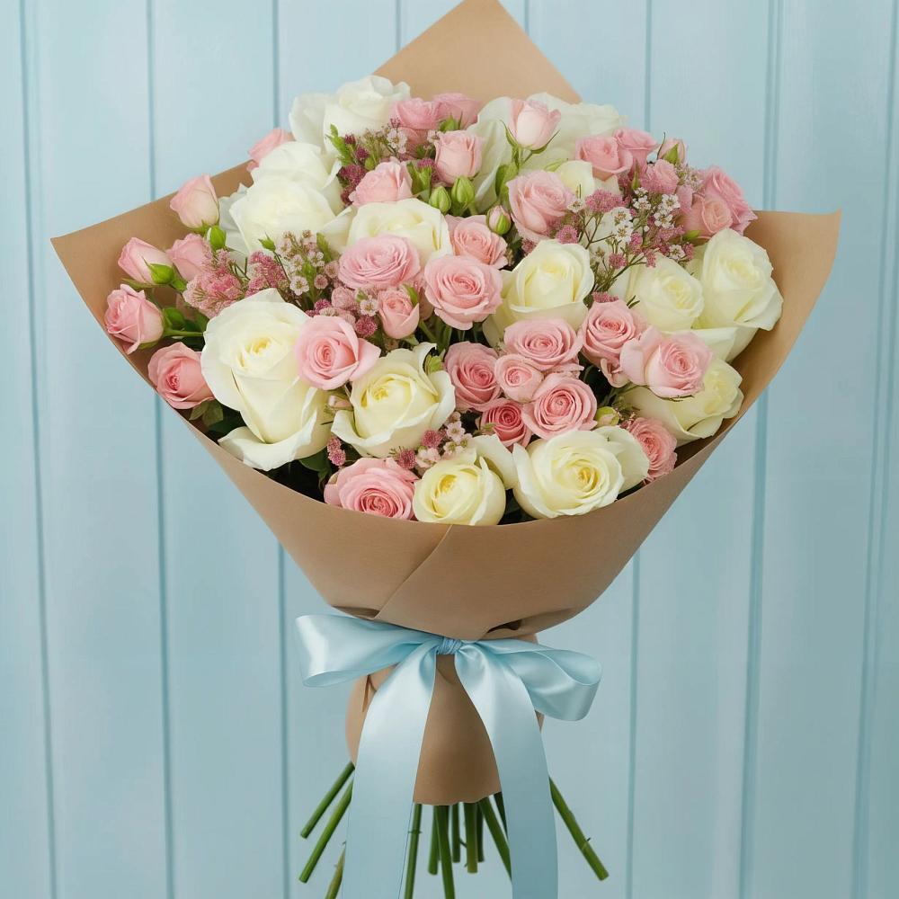Букет цветов из: Розы в Пристень