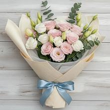 Букет цветов из:  Лизиантусы #REPLACE_PRED# Пристень