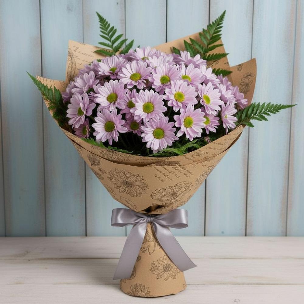 Букет цветов из: Хризантемы в Пристень