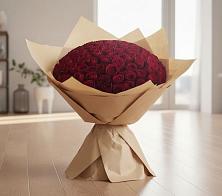 Букет 101 Красная роза в Пристень