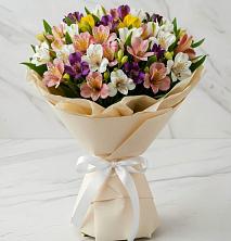 Букет цветов из:  Альстромерии в Пристень