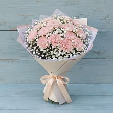 Букет цветов из:  Гвоздики в Пристень