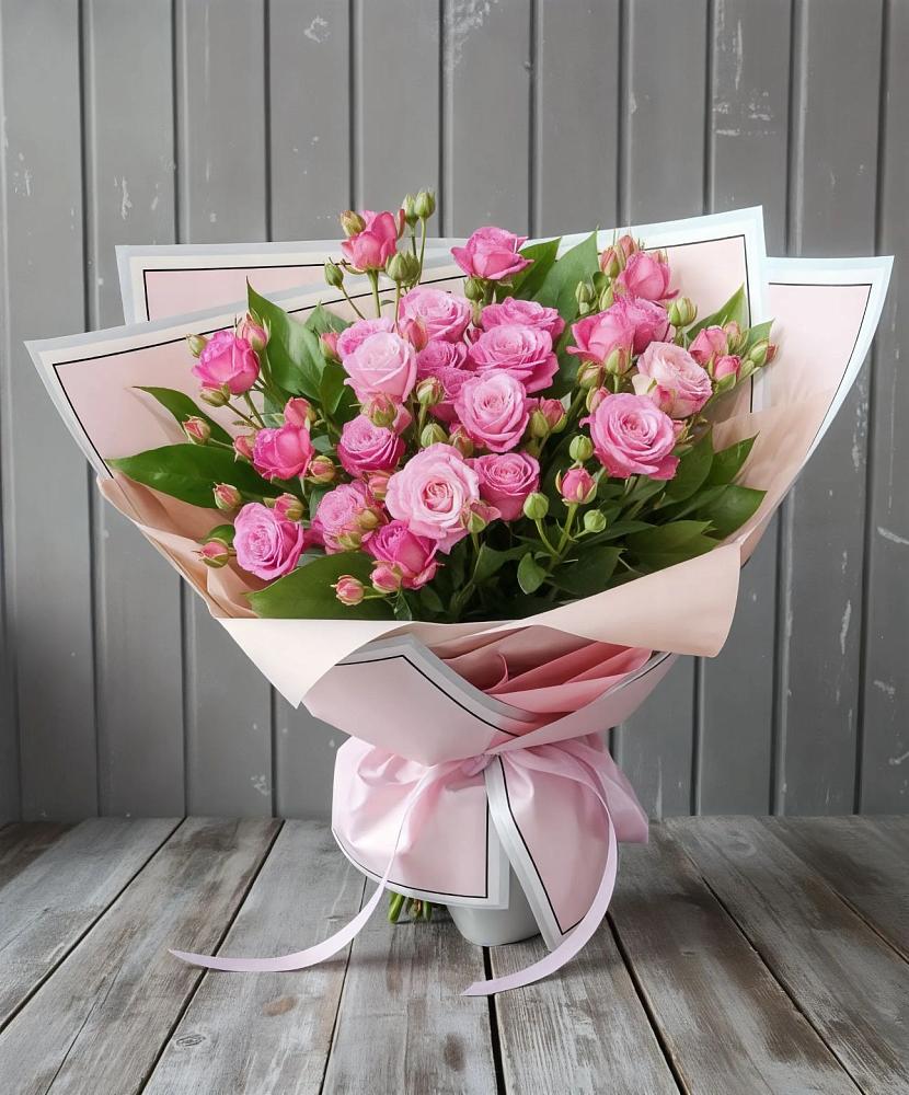 Букет Розовый кустик в Пристень