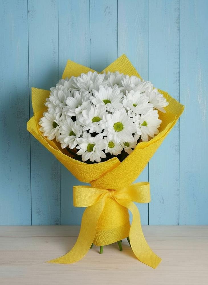 Букет цветов из: Хризантемы в Пристень