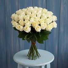 Букет 51 Белая роза Эдлесс Лав #REPLACE_PRED# Пристень