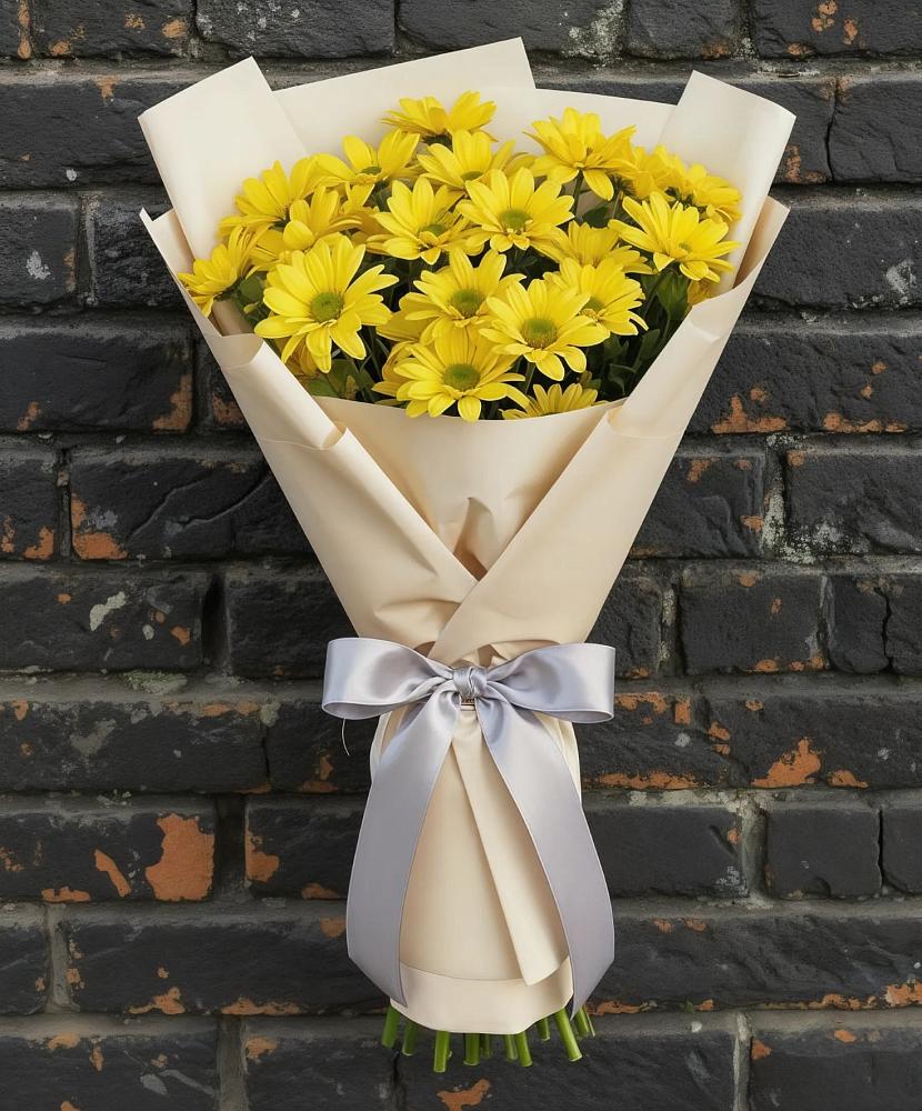 Букет цветов из: Хризантемы в Пристень