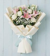 Букет цветов из:  Лилии в Пристень