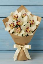 Букет цветов из:  Орхидеи и Розы в Пристень